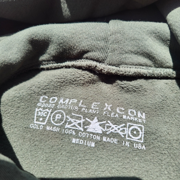 Cactus Plant Flea Market Complexcon Smiiiiley Spider Legs Hoodie 'Dark Green' - Picture 3 of 5